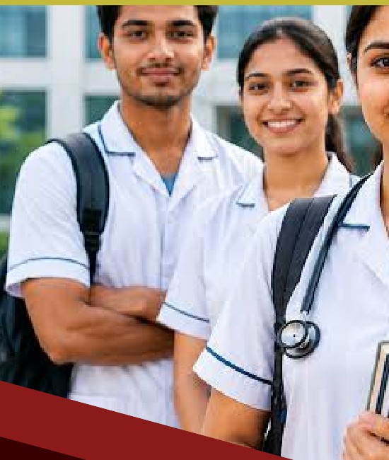 Nursing students image used for the General Nursing and Midwifery programme